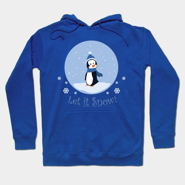 Let it Snow! (Penguin) Hoodie by SakuraDragon